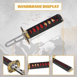 YESHMA 64 Bit USB Katana Handbrake Samurai Sword PC Handbrake & Non-Contact Plus Hall Sensor Compatible With G25/27/29/920 T500 T300,Professional Gaming Peripherals using for Racing Games(15cm Black&Red without Clamp)