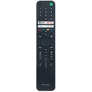 rmf-tx520u replacement voice remote applicable for sony tv kd-43x80j kd-50x80j kd-55x80j kd-55x85j kd-65x80j kd-65x85j kd-75x85j xr-55a80j xr-55x90j xr-65a80j xr-65x90j xr-77a80j kd-75x80j kd-43x85j