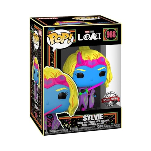 Funko Pop Marvel Loki Sylvie Blacklight