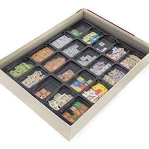 Flying Buffalo Game Piece Counter Trays (5-Pack); War Game and Board Game Storage Sorting Organizers, Aegis Collection