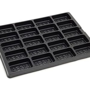 Flying Buffalo Game Piece Counter Trays (5-Pack); War Game and Board Game Storage Sorting Organizers, Aegis Collection