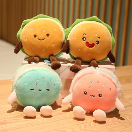 Goylmc Hamburger Plush Toy - Hamburger Stuffed Toys - Cute Food Plush Pillow - Room Decor Holiday Birthday for Kids Boys Girls (6")