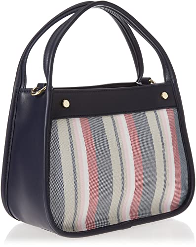 Tommy Hilfiger Quinn Crossbody Bag, Navy/RED Multi