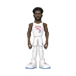 Funko Gold Vinyl: NBA - Joel Embiid, Philadelphia 76ers, 12 Inch Premium Vinyl Figure with Chase (Styles May Vary)