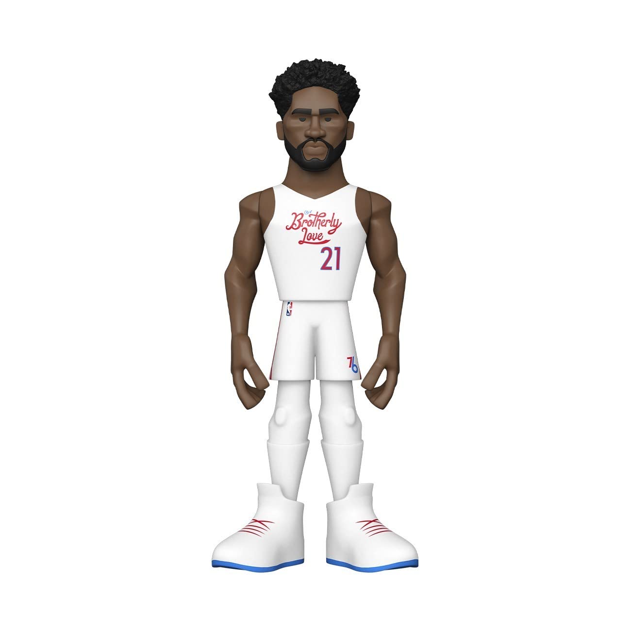 Funko Gold Vinyl: NBA - Joel Embiid, Philadelphia 76ers, 12 Inch Premium Vinyl Figure with Chase (Styles May Vary)