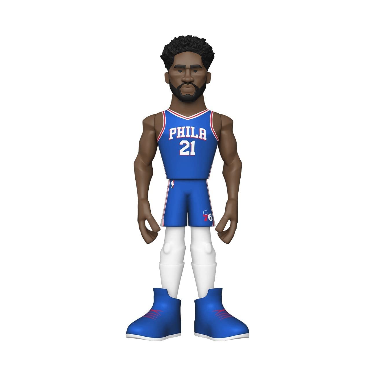 Funko Gold Vinyl: NBA - Joel Embiid, Philadelphia 76ers, 12 Inch Premium Vinyl Figure with Chase (Styles May Vary)