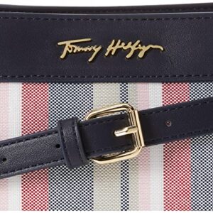 Tommy Hilfiger Quinn Crossbody Bag, Navy/RED Multi