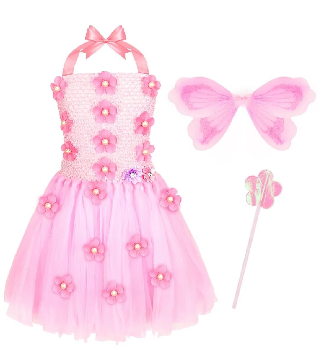 Chillife Princess Dresses for Girls,Kids Dress Up Clothes Costume Set Princess Toys Gift Girl for Little Girls Ages 3-6yrs (Princess)