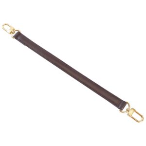 Genuine Leather Plain Strap Replacement Top Handle Leather Strap for Handbag (Coffee, 26 in)