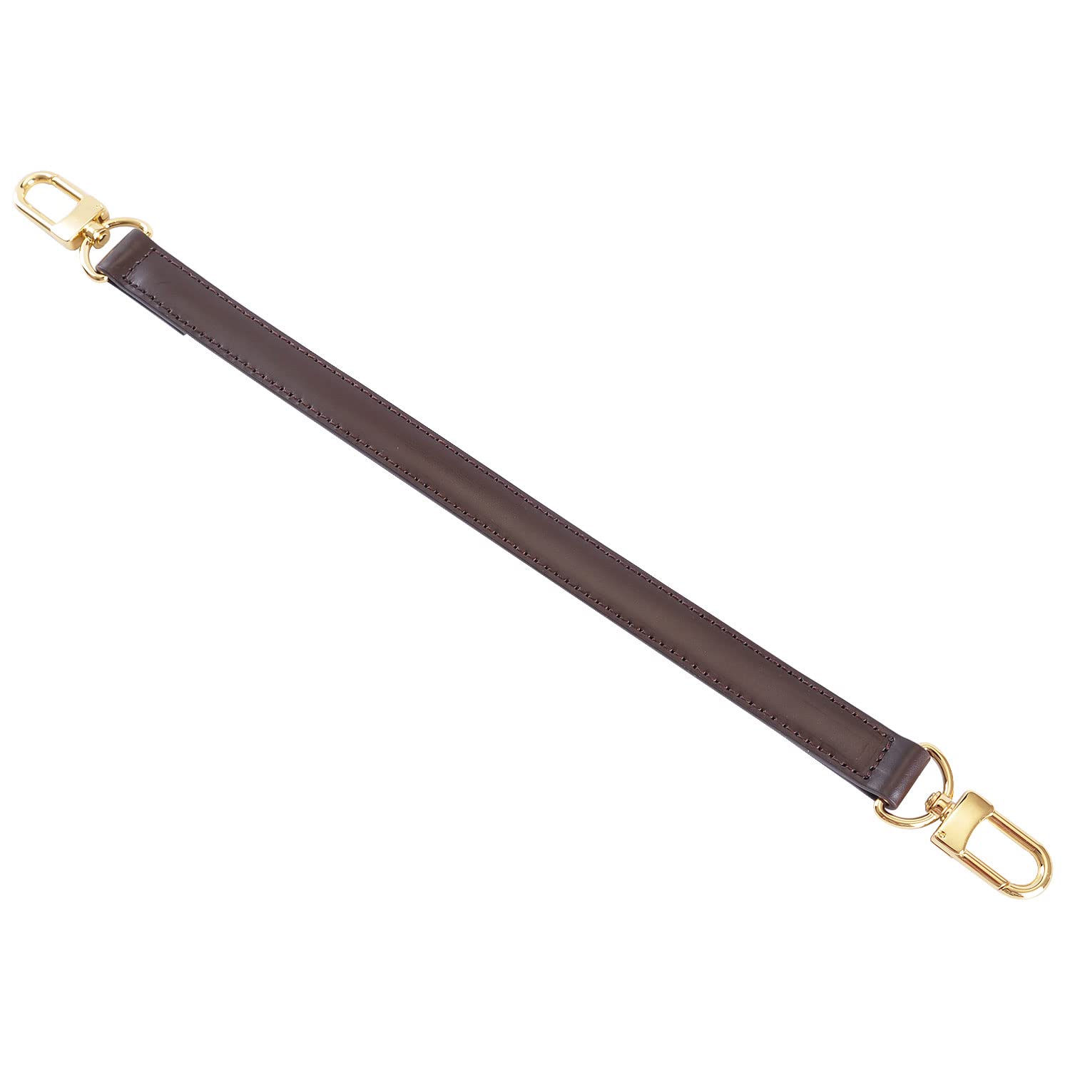 Genuine Leather Plain Strap Replacement Top Handle Leather Strap for Handbag (Coffee, 26 in)