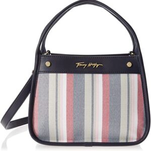 Tommy Hilfiger Quinn Crossbody Bag, Navy/RED Multi