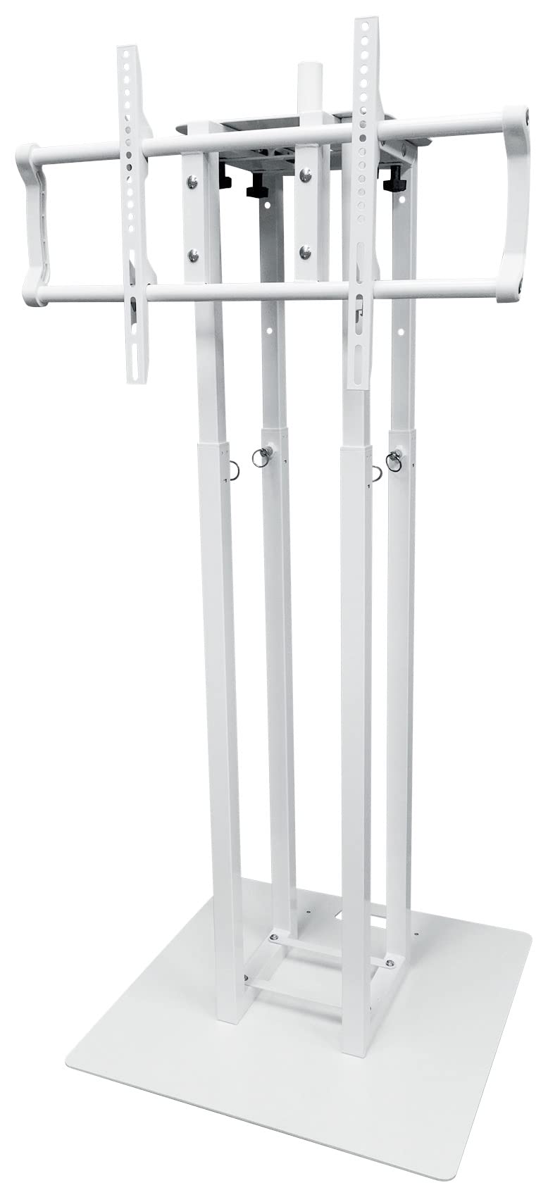 (2) Rockville RTP33-TV Pro Totem DJ Speaker/Lighting Stands w/Detachable TV Mount