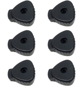 tuoren plastic cymbal quick release nut 6-8mm for cymbal jazz drum parts accessories 6 packs