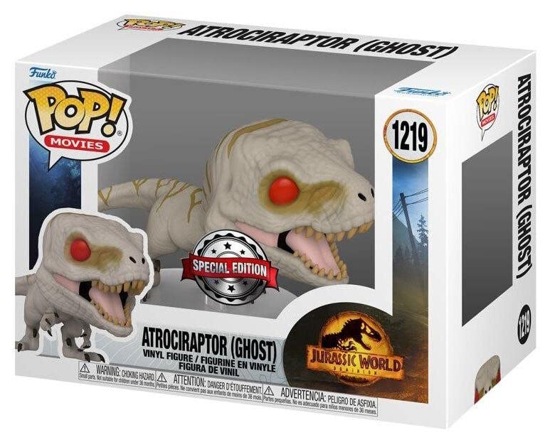 Funko Pop! Movies: Jurassic World Dominion - Atrociraptor (Ghost) - Target Exclusive