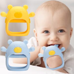 never drop teething toy for babies 0-6 month, baby chew toys for sucking needs, silicone hand pacifier for breast feeding, car seat toy for infants, bpa free, dust free