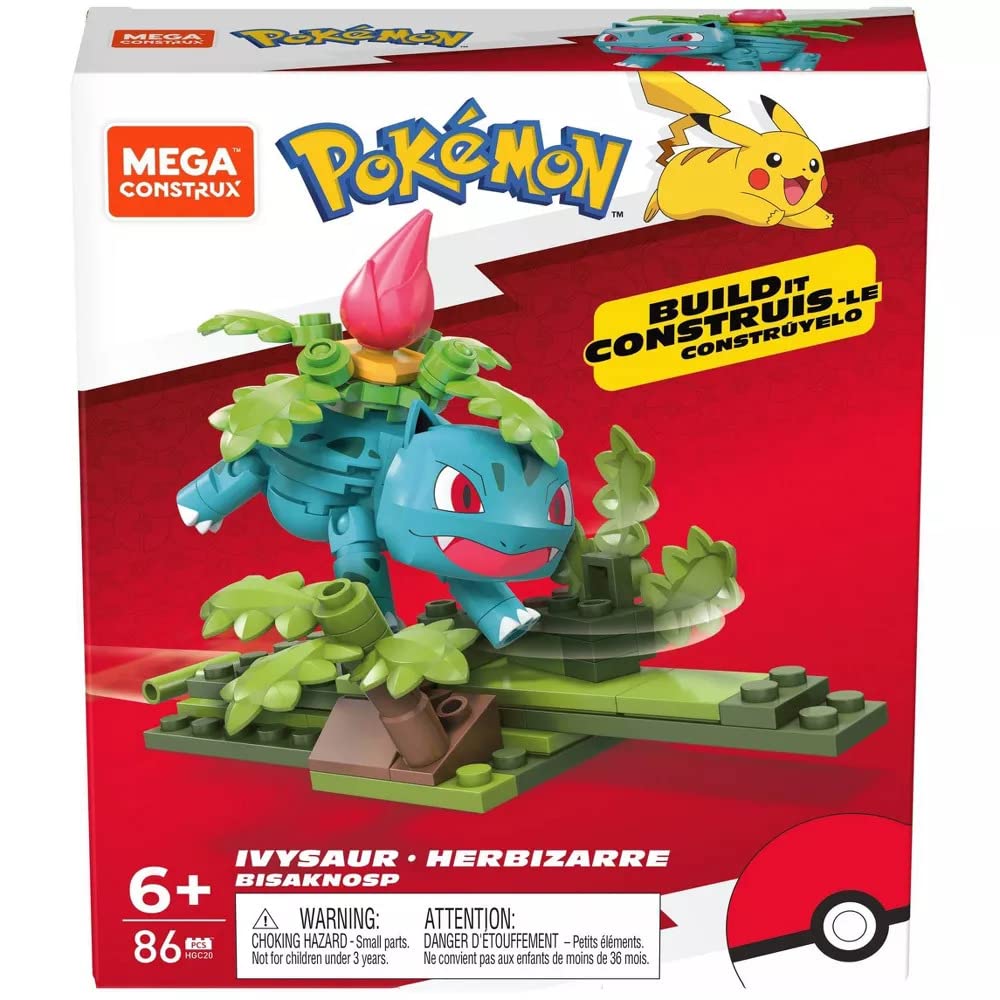 Mega Construx Pokemon Ivysaur 86 Pieces