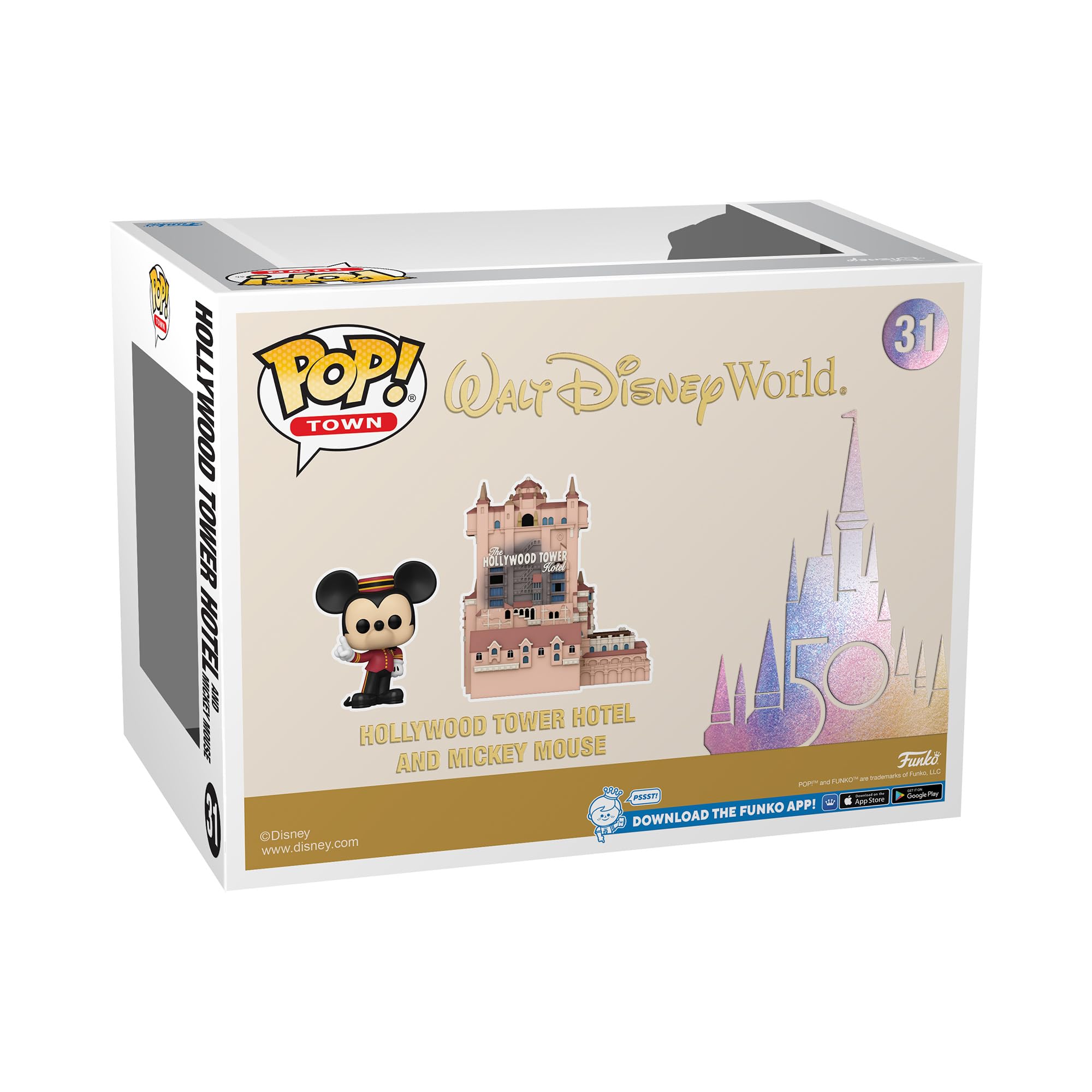 Funko Pop! Town: Walt Disney World 50th Anniversary - Tower of Terror with Mickey