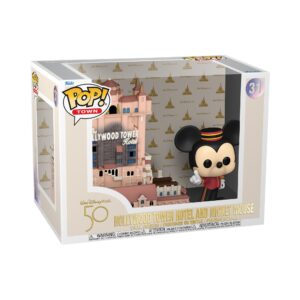 funko pop! town: walt disney world 50th anniversary - tower of terror with mickey