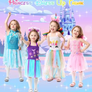 Chillife Princess Dresses for Girls,Kids Dress Up Clothes Costume Set Princess Toys Gift Girl for Little Girls Ages 3-6yrs (Princess)