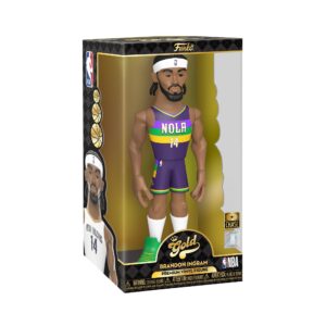 Funko Gold Vinyl: NBA - Brandon Ingram, New Orleans Pelicans, 12 Inch Premium Vinyl Figure with Chase (Styles May Vary)