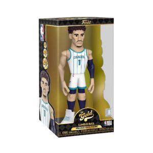 Funko Gold Vinyl: NBA - Lamelo Ball, Charlotte Hornets, 12 Inch Premium Vinyl Figure with Chase (Styles May Vary)