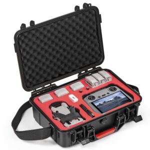 startrc mini 4 pro case waterproof hard carrying case for dji mini 3 pro/mini 3 accessories,travel case for dji mini 4 pro fly more combo (rc2/rc/n1/n2 controller)