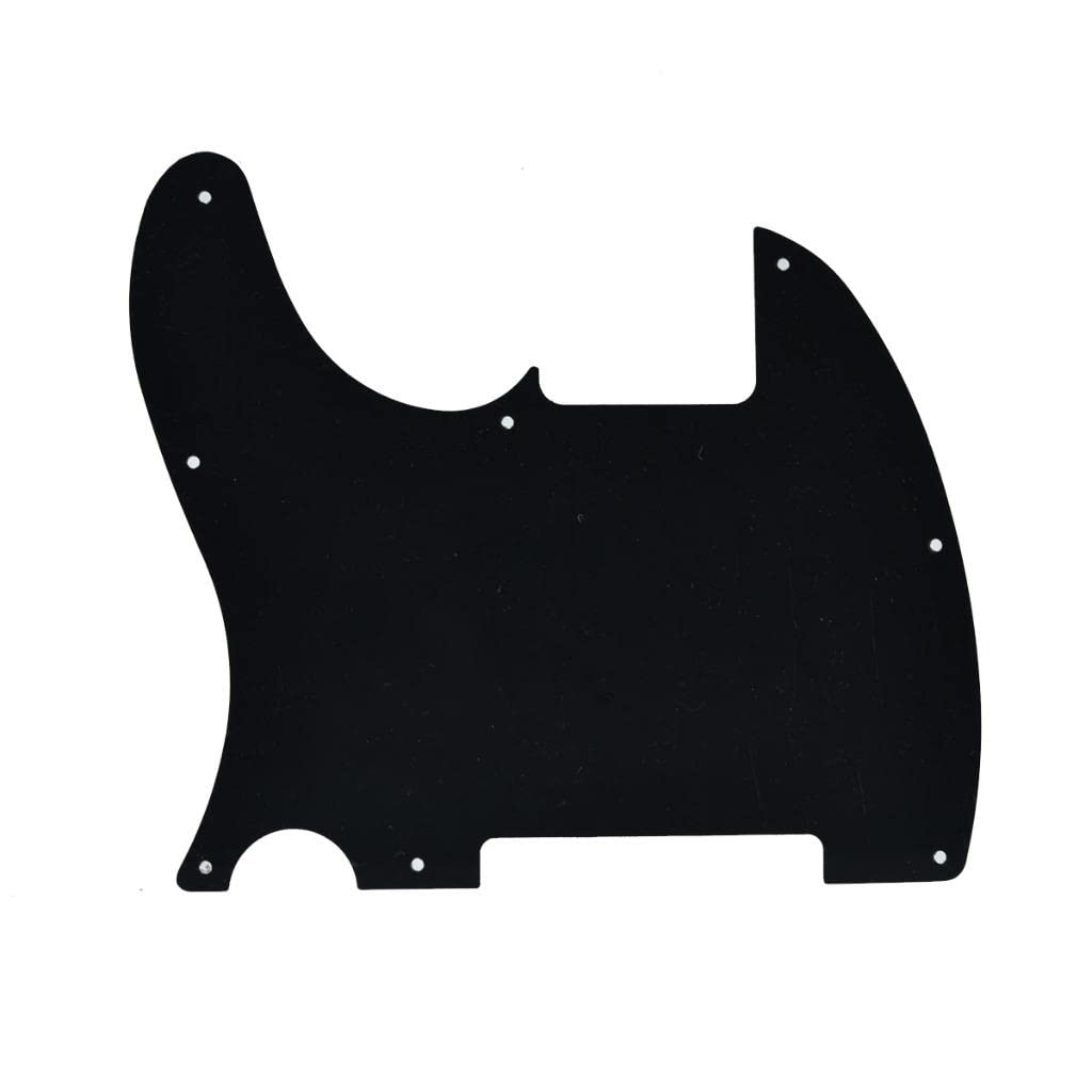 KAISH 8 Hole Tele Blank Guitar Pickguard Tele Pick Guard Scratch Plate for Telecaster Esquire Abalone Pearl