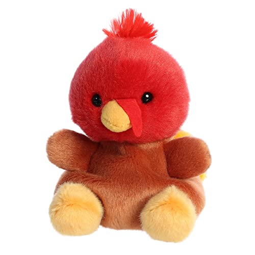 Aurora® Adorable Palm Pals™ Aspen Turkey™ Stuffed Animal - Pocket-Sized Play - Collectable Fun - Brown 5 Inches