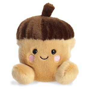 aurora® adorable palm pals™ oak acorn™ stuffed animal - pocket-sized play - collectable fun - brown 5 inches