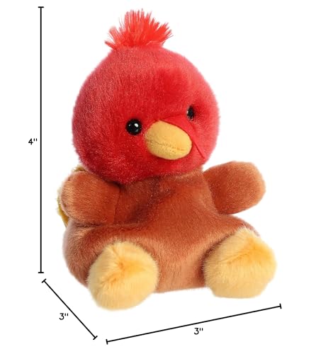 Aurora® Adorable Palm Pals™ Aspen Turkey™ Stuffed Animal - Pocket-Sized Play - Collectable Fun - Brown 5 Inches