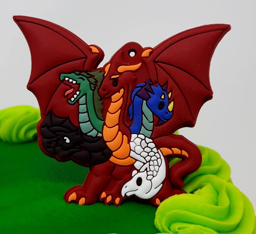 Dungeons and Dragons Fantasy Themed Roleplaying RPG Cake Topper Set (Unique Design)