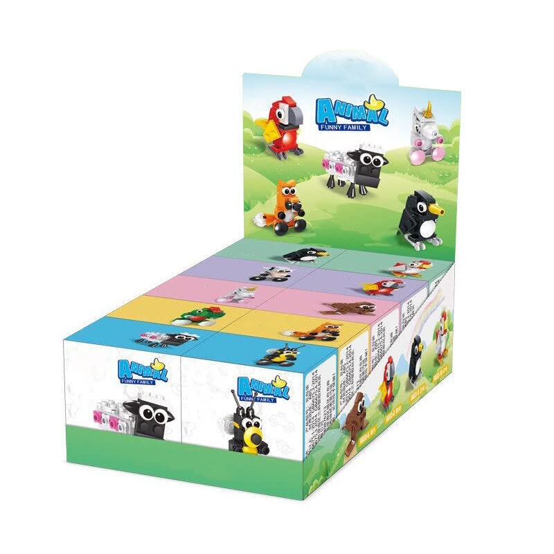 Building Blocks Animals 10 in 1 STEM Building Bricks,Zoo Animal Baby Toys Uang Coccinella Septempunctata Model Set Building Blocks Insect Specimen Creativity Bricks Children