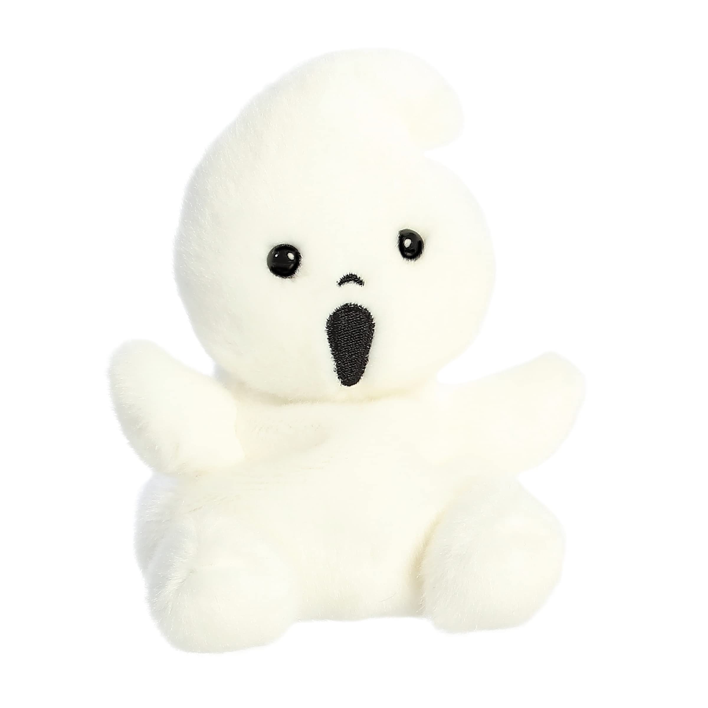 Aurora® Adorable Palm Pals™ Boo Ghost Stuffed Animal - Pocket-Sized Play - Collectable Fun - White 5 Inches