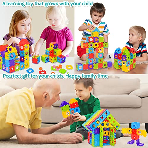 FUBAODA Building Blocks for Toddlers & Kids 180 Pcs Toy Building Sets – STEM Building Toys –Interlocking Building Blocks for Toddlers and Kids