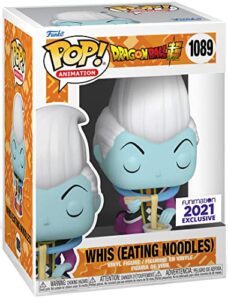 funko pop! dragon ball z #1089- whis eating noodles exclusive figure