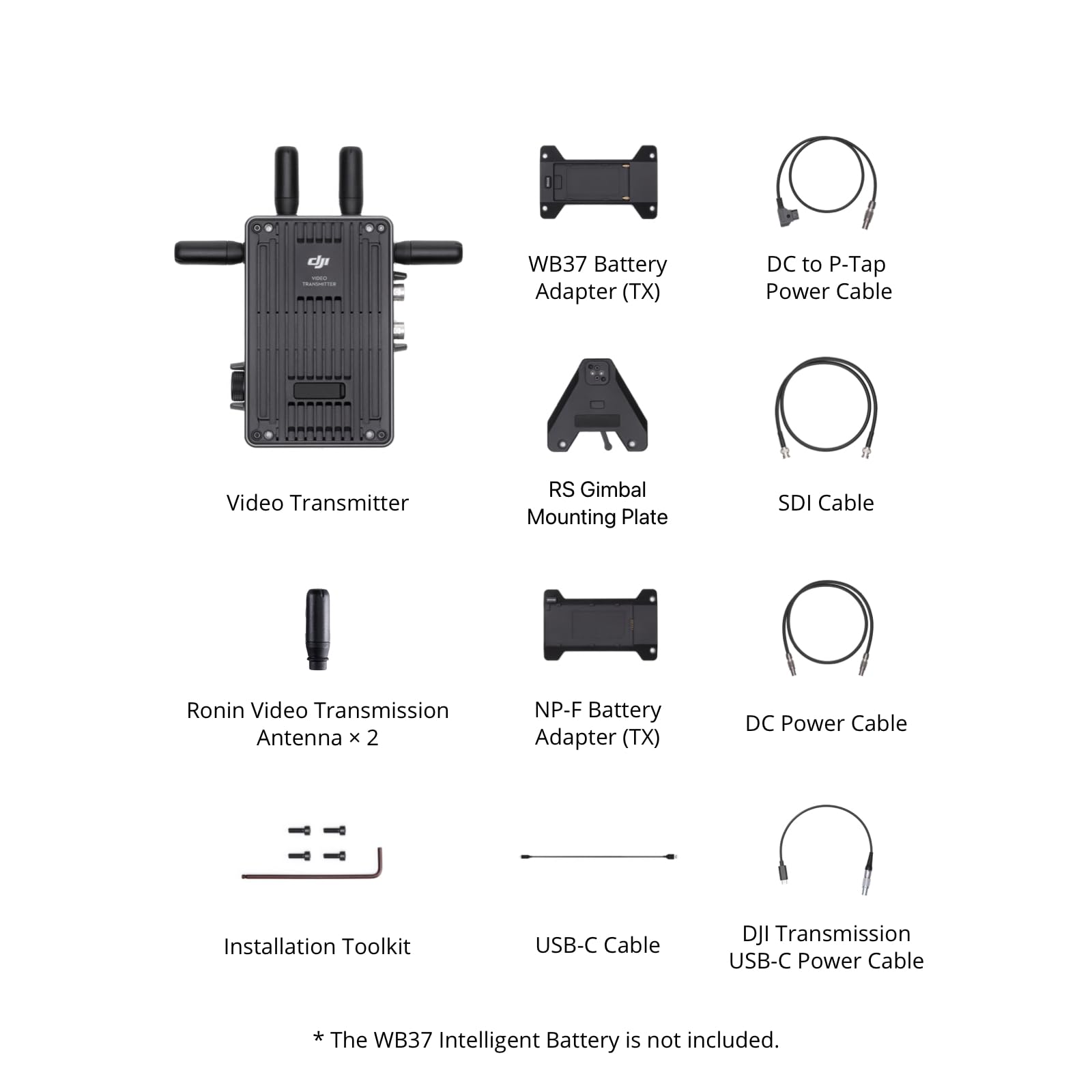 DJI Video Transmitter, 20,000ft 1080p/60fps Transmission, Wireless Transmission, Transmitter Only, Integrated Wireless Receiver, Gimbal/Focus/Camera Control, Independent Recording and Playback