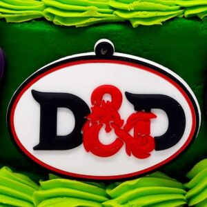 Dungeons and Dragons Fantasy Themed Roleplaying RPG Cake Topper Set (Unique Design)