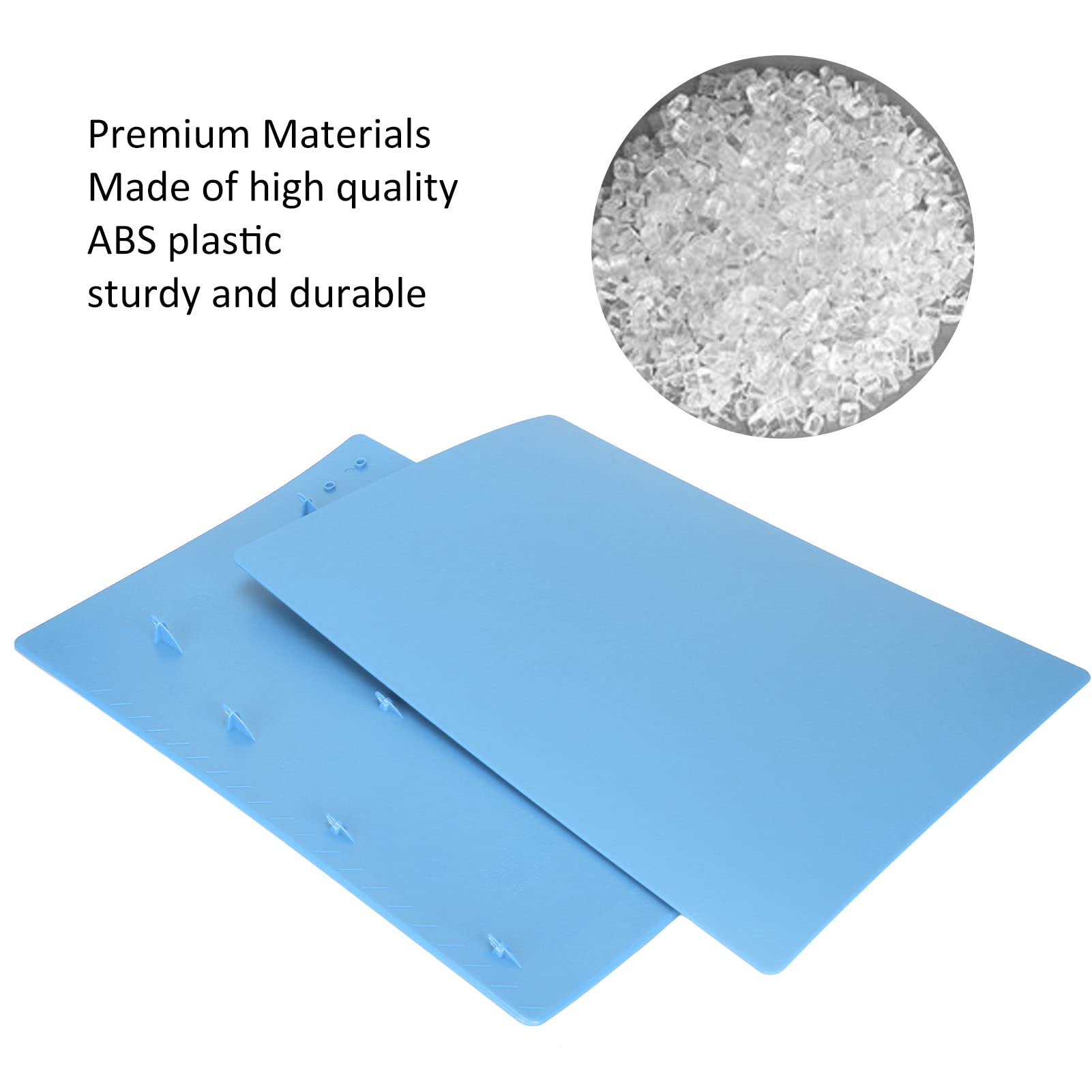 Hard Shockproof PS5 Plates, Replacement Panel for PS5 Console, Replacement PS5 Side Plate, Anti Scratch Dustproof(Starlight Blue)