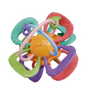 baby teething toys for babies 0-6 months 6-12 months,baby teething relief,rattle & sensory teether toys,bpa free baby chew toys,baby toys 0-6 months 6 to 12 months,baby boy girl gifts