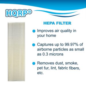 HQRP Filter Kit 2 HEPA & 4 Carbon Prefilters Compatible with Fellowes AeraMax 100 Air Purifier Model 90, 100, DB5, DX5; part 40101701, 9287001, 9324001 Replacement