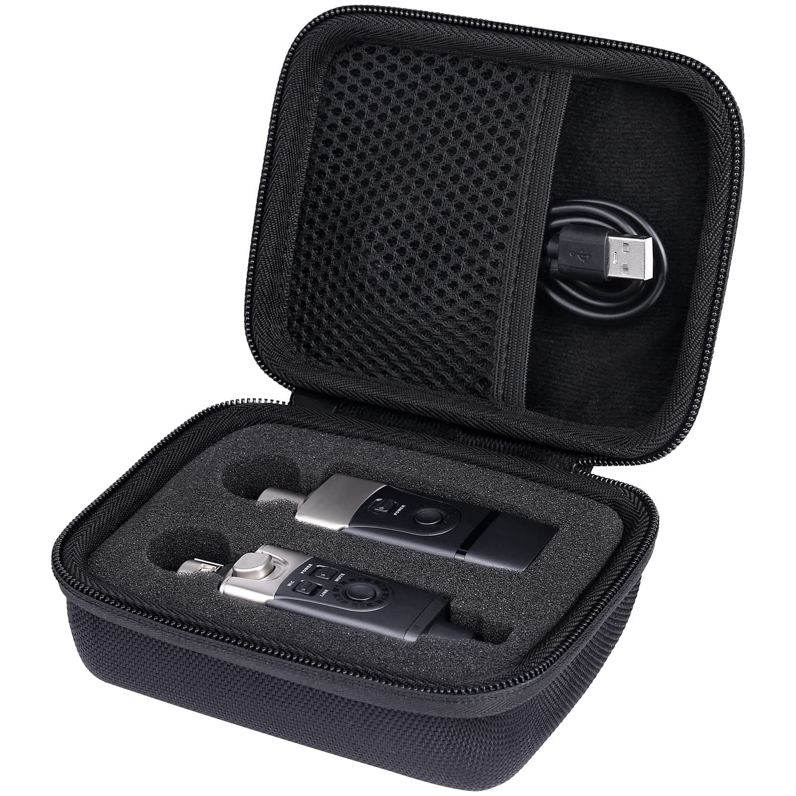 co2CREA Hard Case Compatible with Xvive U3 U3C Wireless Microphone System XLR Transmitter and Receiver