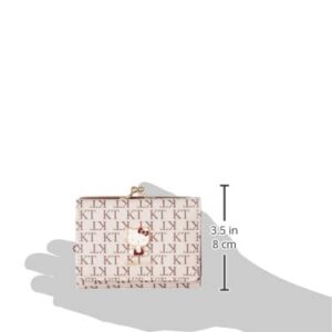 Aldi SR8 Women's Tri-Fold Wallet, Monogram, Hello Kitty Beige