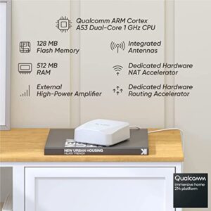 Wyze AX3000 Dual-Band Wi-Fi 6 Mesh Router System, Covers up to 3000 Sq. Ft, 100+ Devices, Replaces Router and Extender, Supports Wired Backhaul, 2x 1 Gbps Ports per router - 2 Pack