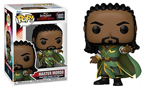 POP Marvel: Doctor Strange Multiverse of Madness - Master Mordo Funko Vinyl Figure (Bundled with Compatible Box Protector Case), Multicolor, 3.75 inches