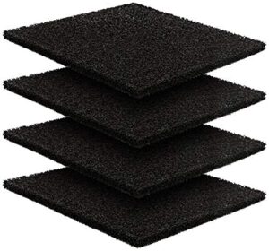 replacement washable filters for smokeless ashtray - 4 pieces