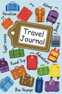 travel journal: teen travel journal | writing prompts for documenting vacations and travels