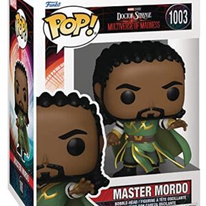 POP Marvel: Doctor Strange Multiverse of Madness - Master Mordo Funko Vinyl Figure (Bundled with Compatible Box Protector Case), Multicolor, 3.75 inches