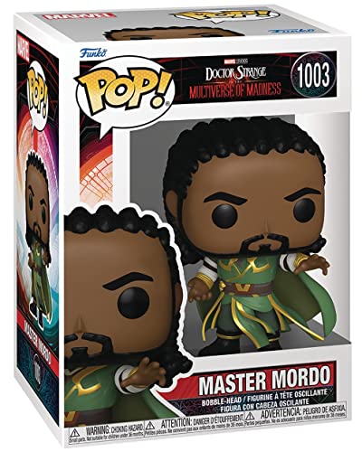 POP Marvel: Doctor Strange Multiverse of Madness - Master Mordo Funko Vinyl Figure (Bundled with Compatible Box Protector Case), Multicolor, 3.75 inches