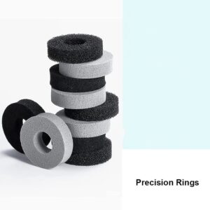 precision rings compatible for switch pro/ps4/xbox one, aim assist motion rings thumbstick grips ring shock absorber rings analog stick target ring console accessories