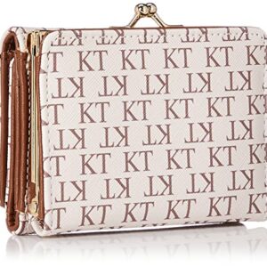 Aldi SR8 Women's Tri-Fold Wallet, Monogram, Hello Kitty Beige